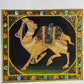 Handmade Camel Painting on Silk Fabric for Home and Office Decor