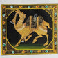 Handmade Camel Painting on Silk Fabric for Home and Office Decor
