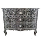 Handmade Customized Mother of Pearl Chest of 3 Drawer