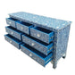 Handmade Customized Mother of Pearl Chest of 7 Drawer