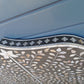 Handmade Customized Mother of Pearl Floral Pattern  Bedhead