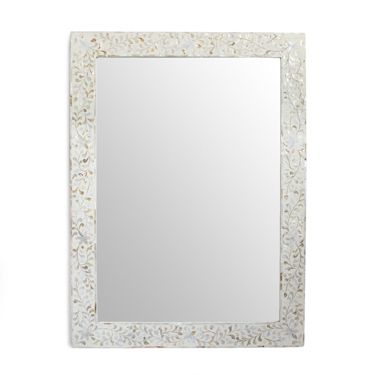 Handmade Customized  Mother of Pearl Rectangular Mirror Frame