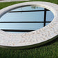 Handmade Customized Mother of Pearl Round Mirror Frame