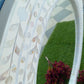 Handmade Customized Mother of Pearl Round Mirror Frame