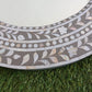 Handmade Customized Mother of Pearl Round Mirror Frame