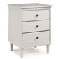 Handmade Customized Wooden 3 Drawer Bedside Table
