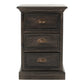 Handmade Customized Wooden 3 Drawer Bedside Table