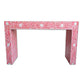 Handmade Customized Mother of Pearl 3 Drawer Console Table
