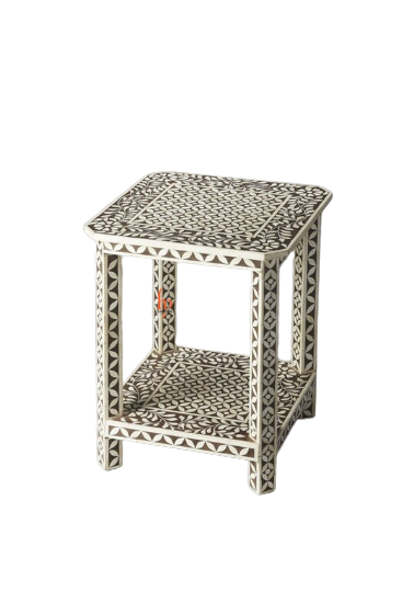 Handmade Mother Of Pearl Inlay Modern Design Stool Best Home Decor Furniture Beautifully Design Classic Vintage Furniture