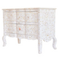 Handmade Mother Of Pearl Chest Of 2 Drawers Beautiful Floral Design Beautiful Home Decor Inlay Furniture Good Storage Table