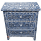 Personalized Mother Of Pearl Inlay Bedside Table Home Decor Purpose Attractive Design Beautifully Crafted Bedside Table