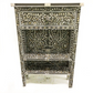 Personalized Mother of Peral Long Slim Antique Bedside with One Drawer For Home Decor