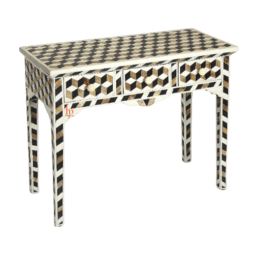 Personalized Mother Of Pearl Inlay Beautiful Console Home Decor Purpose Beautiful Traditional Indian Design