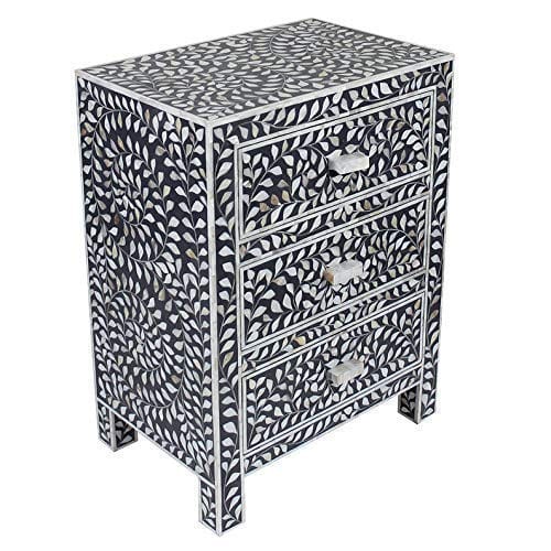 Handmade Customized Mother of Pearl Bedside Table